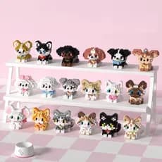 Monta Blocos De Construção , Dormitórios , Escritórios , Enfeites Para Cães E Gatos , Presentes De Aniversário