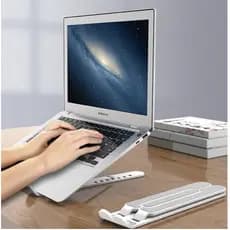 Suporte Base Notebook Tablet Portátil Regulável Dobrável