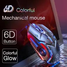Mouse Gamer G5 Com Led Colorido 6 Botões E-sports Game Mouse 4000DPI