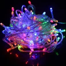 Pisca Pisca Luz De Natal 100 Led Branco frio, Branco Quente, RGB Colorido 8 funções 10m 127v