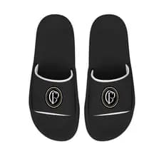Chinelo Slide Corinthians | Sandália Confortável Timão Masculino e Feminino – Torcedor Oficial