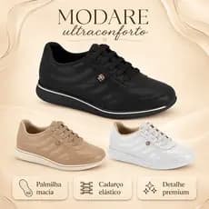 Tênis Modare Feminino Ultraconforto Casual Cadarço Elástico Leve Macio | Lançamento Original !