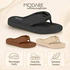 Chinelo Modare Feminino Ultra Conforto Puffy Ultracomfy Anatômica | Lançamento Original !