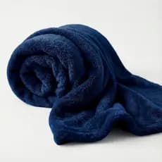 Manta Flannel Queen 200 g/m² tamanho grande com acabamento reforçado