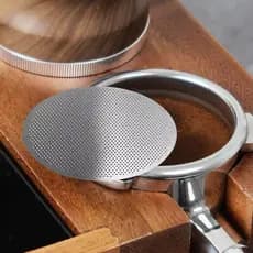 Disco de Malha Inox Reutilizável para Café Espresso – Filtro de Precisão