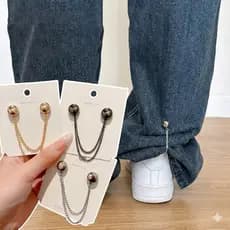 Fivela Magnéticos Multifuncionais para encurtar Roupas e Prender Cortinas Ajustador de Calça, Manga, Camisa e Cortinas