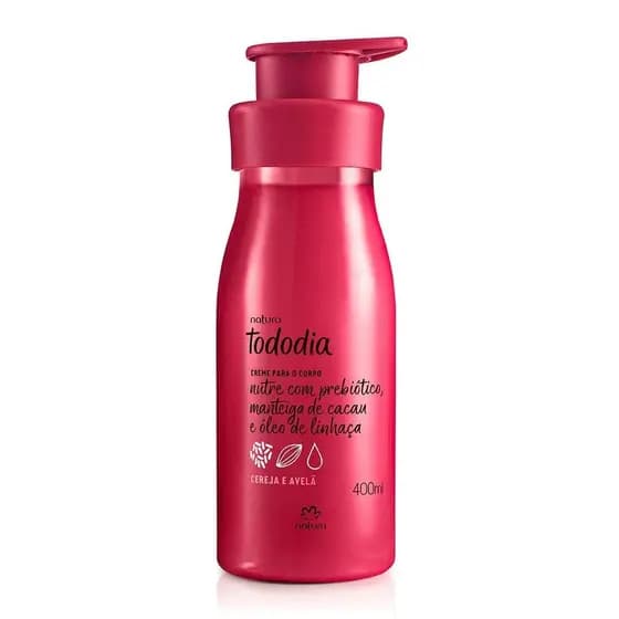 Creme Nutritivo Para o Corpo Tododia Cereja e Avelã 400ml