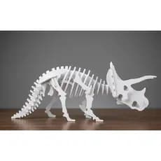 Quebra-Cabeça 3D Dinossauro Triceratops Esqueleto