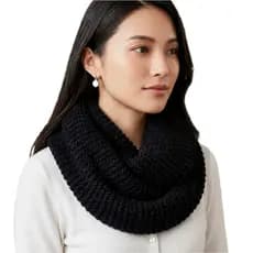 Gola Cachecol Lã Tricot Unissex Inverno Frio Grossa Quentinha Pescoço Proteção Cores a Escolher