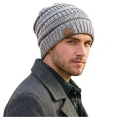 Touca Gorro de Lã Beanie caído Masculino Feminino Unissex Quentinha Outono Inverno Frio