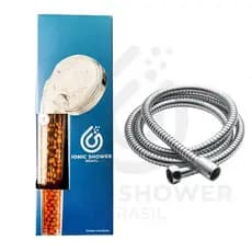 Ducha Chuveiro Para Lavatório De Salão De Beleza Ionic Shower + Mangueira Inox 1,2m