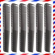 Kit 6 Pentes De Carbono Profissional Para Cortes Antiestático Umi