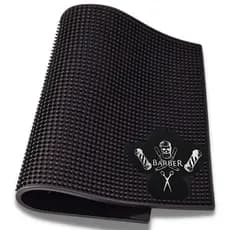 Tapete Para Bancada De Barbearia Antiderrapante Barbeiro Profissional 40x24cm