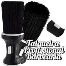 Espanador Talqueira Para Barbeiro Barbearia Profissional 15x8cm