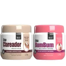Kit Bumbum Lisinho + Creme Clareador de Virilha e Axila Bio Soft