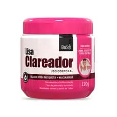Creme Lisa Clareador Corporal Rosa Mosqueta 120g