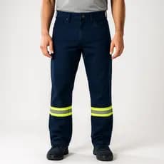 Calça Jeans Masculina para Trabalho C/ Refletivo