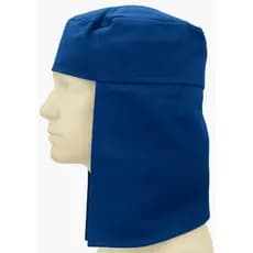 Touca Soldador Arabe Legionario Azul De Brim Proteção Sol