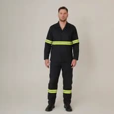 Conjunto Camisa E Calça Uniforme Trabalho Refletiva P M G Gg Xg Cores