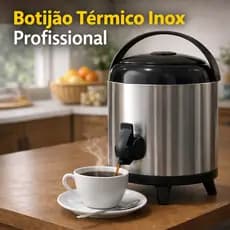 Botijão Térmico Garrafa Bebidas Quentes Frias Conserva Mantém Servir Café