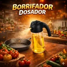 Borrifador Dosador Vidro Azeite Vinagre Oleo Galheteiro 470ML Spray Cozinha Gourmet Prático Resistente Salada Air fryer