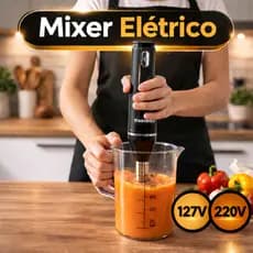Mixer Eletrico Copo 700ml Rapido Eficiente Compacto Voltagem 127v  220v Sortido Triturador De Alimentos Mini Processado