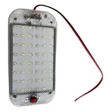Luminaria Interna 15cm 48 LED Bi Volt Lanterna Luz Lampada Motorhome Caminhão Caixa Comida