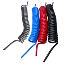 Mangueira Espiral Ar Comprimido Limpeza Cabine Caminhão 3.5 Metros Tubo PU Pneumatica