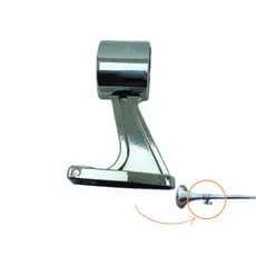 Suporte Reforçado para Buzina Marítima 74cm e 1 Metro – Pé Base de Teto Suporte Corneta
