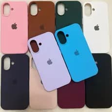 Capa capinha cilicone aveludado alto qualidade para iPhone 16/16pro/16promax