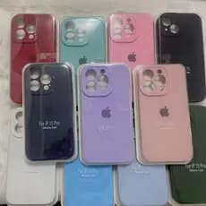 Capa capinha cilicone aveludado alto qualidade com proteção de câmera para iPhone 15/15pro/15promax