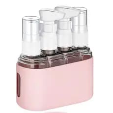 Kit 4 Frascos 50ml Creme Shampoo Viagem Cosméticos Skincare