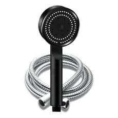 Ducha Lavatório Alta Pressão Preto Pra Salão De Beleza + Mangueira