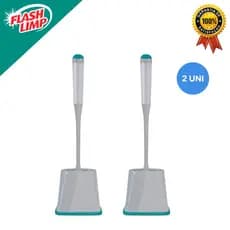 Escova Sanitária Com Dispenser E Suporte 2 Unidades Flash Limp