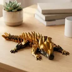 Dragão Articulado Colecionável 16cm - Cores Diversas