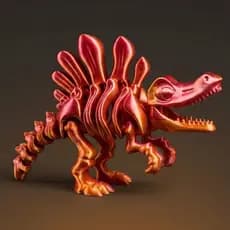 Dinossauro Espinossauro Articulado Colecionável 16cm - Cores Diversas