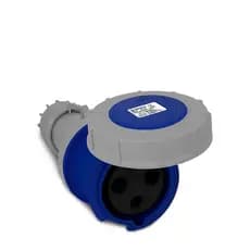 Pino Fêmea 2P+T 63A 220V Az 6H INDUSTRAL