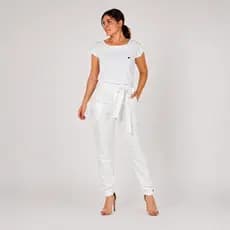 Conjunto Scrub Feminino Muscle Alfaiataria Calça Jogger Profissional Com Elastano
