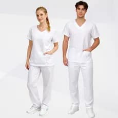 Pijama Cirúrgico Hospitalar Conjunto Scrub Unissex Médico Enfermagem Uniforme Privativo Profissional