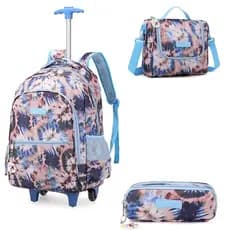 Kit Mochila com rodinhas Mochila de rodinha Mochila Costa escolar Lancheira termica estojo escolar