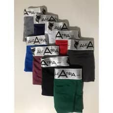 KIT 15 CUECAS BOXER ADULTO MASCULINA CUECA BOX ADULTO MICROFIBRA LISA