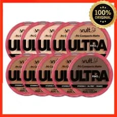 Pó Compacto Facial Matte Ultrafino Real Color 9g - Vult 100% Original