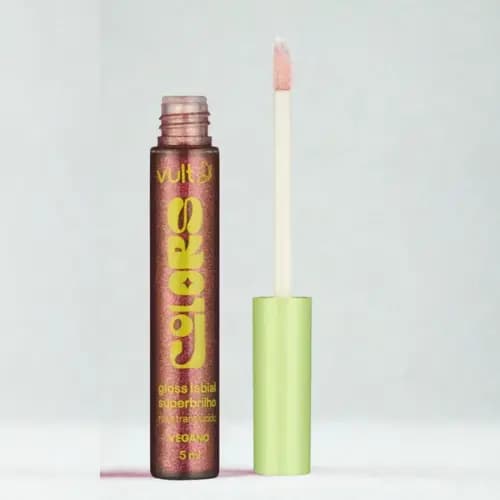 Vult Colors Gloss Labial Superbrilho Rosa Translúcido 5ml