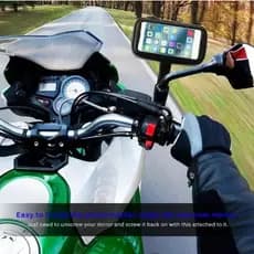 Suporte de Celular Capa  Impermeável  Para  motoqueirotransparente  fornece  fácil   visualização  e  a  tela  de  toque