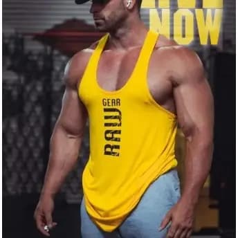 Regata Masculina Tops de algodão, colete de ginástica, camisa casual masculina sem mangas, esportes de musculação, roupas de treino