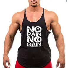 Regata Masculina Algodão 1cm alça de ombro musculação stringer Academia tanque superior dos homens fitness e
