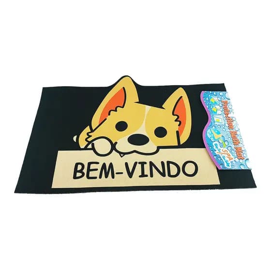 Tapete de Banheiro Cachorros Fofos Sortidos 40x60cm