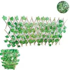 Treliça de Madeira 1,9m x 0,45m Gradil Cerca Decorativo para Jardim Painel Vertical Ambientes