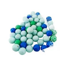 Kit 50 Bolinhas Bola de Gude De Vidro Coloridas Várias Cores Coleção Clássicas Decoração