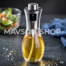 Borrifador de Azeite em Vidro 200ml Spray Óleo Pulverizador Air Fryer Cozinha Vinagre 1 ou 2 Un